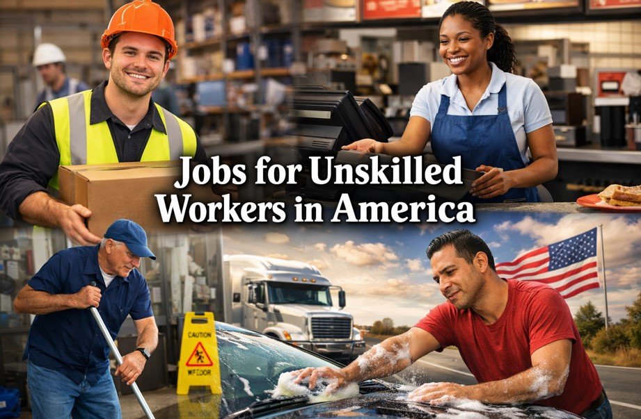 Jobs for Unskilled Workers in America